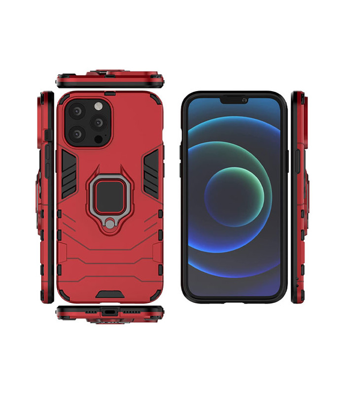 کاور محافظ کیشن مدل Keysion Shockproof Armor Ring Holder مناسب برای گوشی Apple iPhone 13 Pro