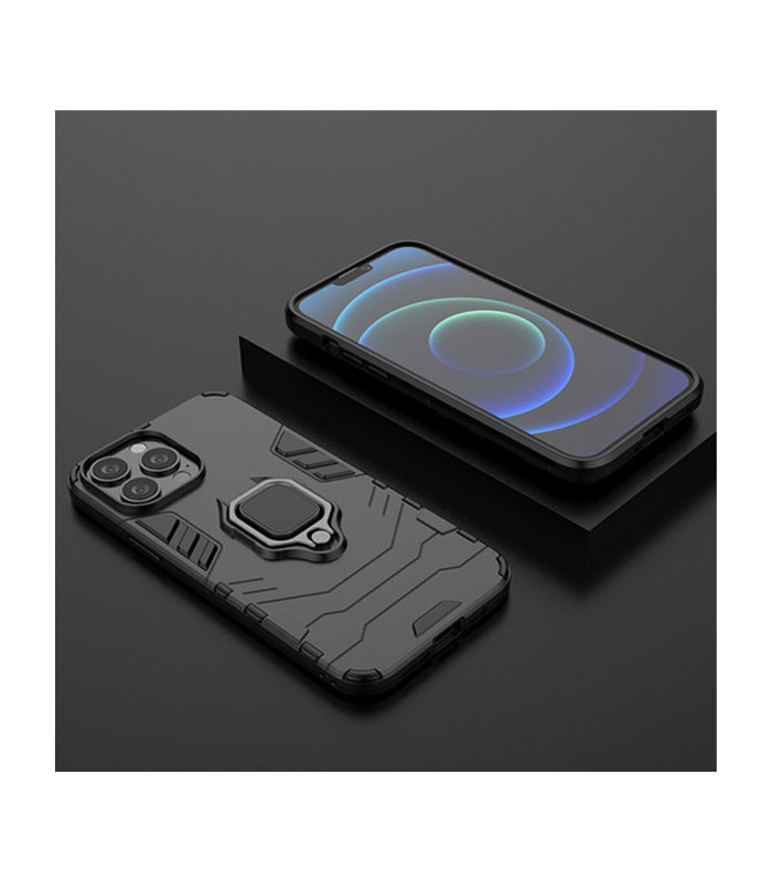 کاور محافظ کیشن مدل Keysion Shockproof Armor Ring Holder مناسب برای گوشی Apple iPhone 13 Pro