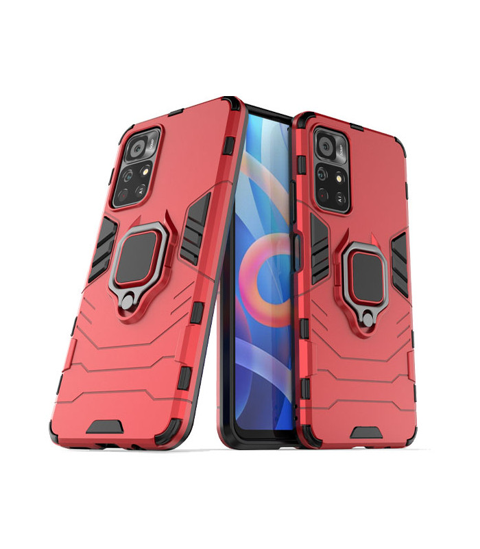 کاور محافظ کیشن مدل Keysion Shockproof Armor Ring Holder مناسب برای گوشی Xiaomi Poco M4 Pro 5G