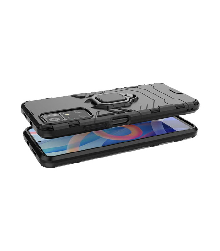 کاور محافظ کیشن مدل Keysion Shockproof Armor Ring Holder مناسب برای گوشی Xiaomi Poco M4 Pro 5G