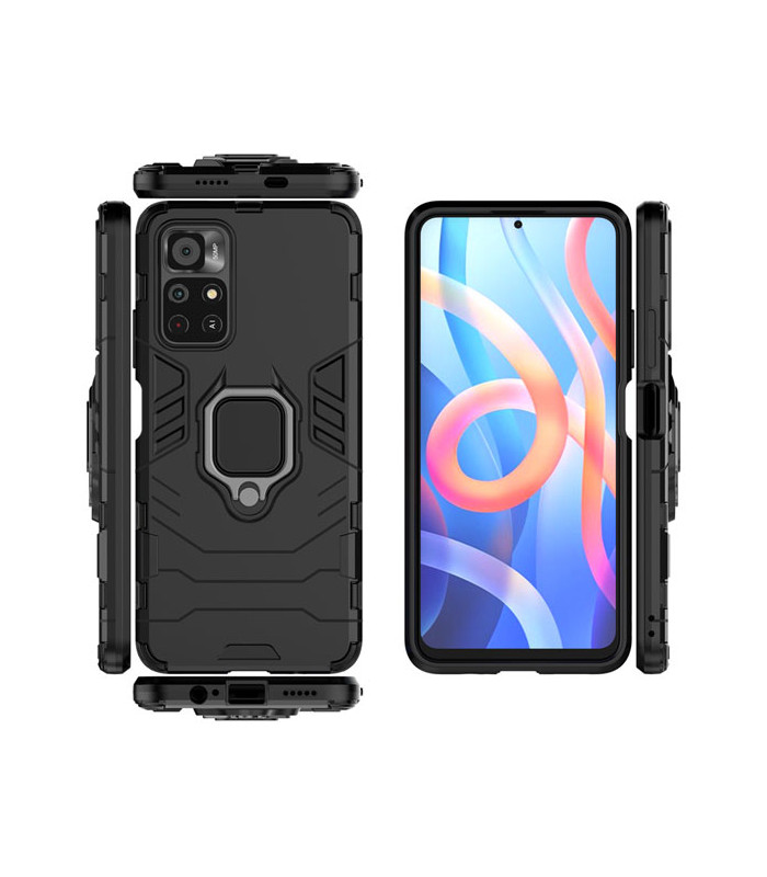 کاور محافظ کیشن مدل Keysion Shockproof Armor Ring Holder مناسب برای گوشی Xiaomi Redmi Note 11 Pro Plus 5G