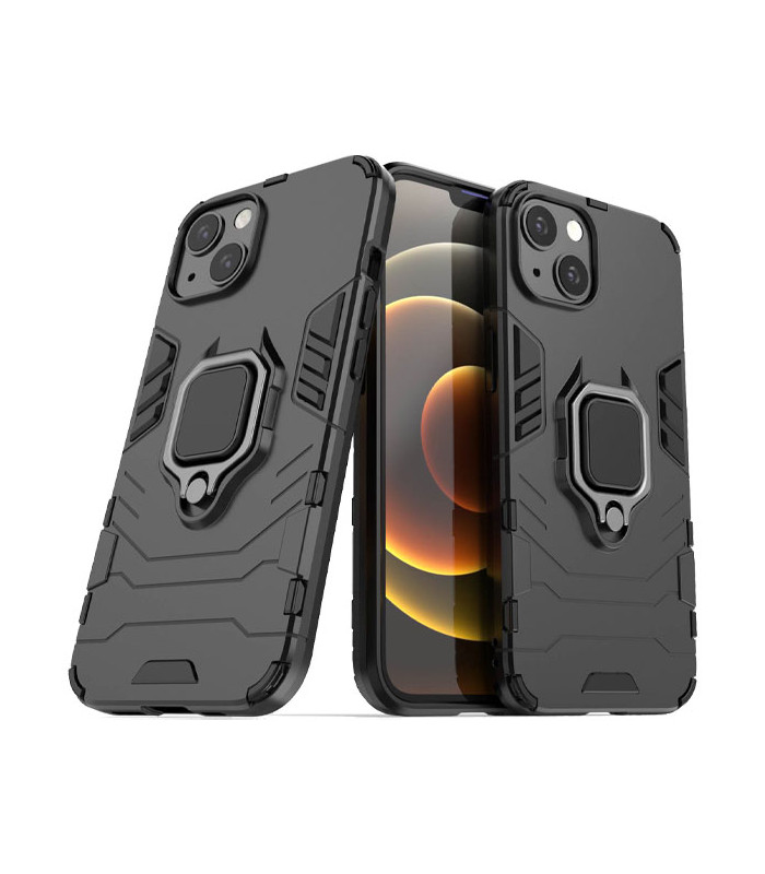 کاور محافظ کیشن مدل Keysion Shockproof Armor Ring Holder مناسب برای گوشی Apple iPhone 13 Mini