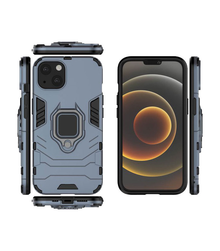 کاور محافظ کیشن مدل Keysion Shockproof Armor Ring Holder مناسب برای گوشی Apple iPhone 13 Mini