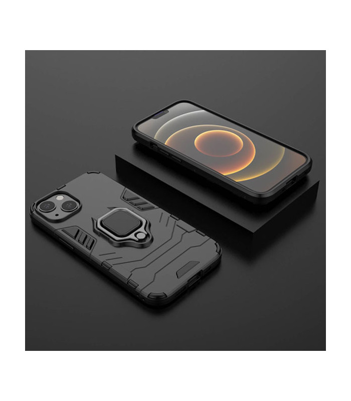 کاور محافظ کیشن مدل Keysion Shockproof Armor Ring Holder مناسب برای گوشی Apple iPhone 13 Mini
