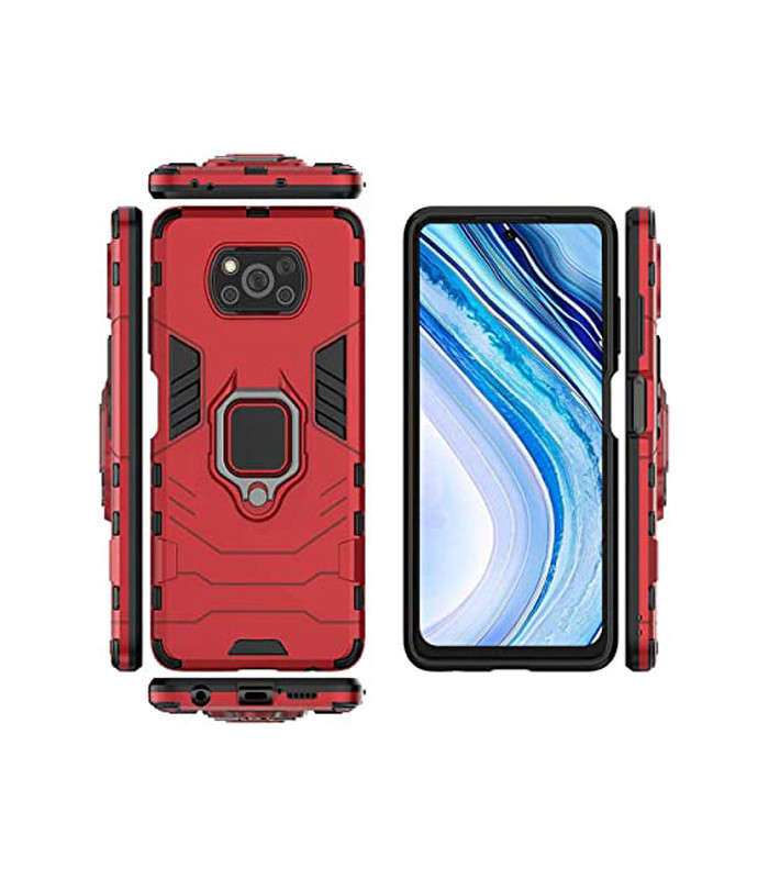 کاور محافظ کیشن مدل Keysion Shockproof Armor Ring Holder مناسب برای گوشی Xiaomi Poco X3 NFC/Poco X3 Pro