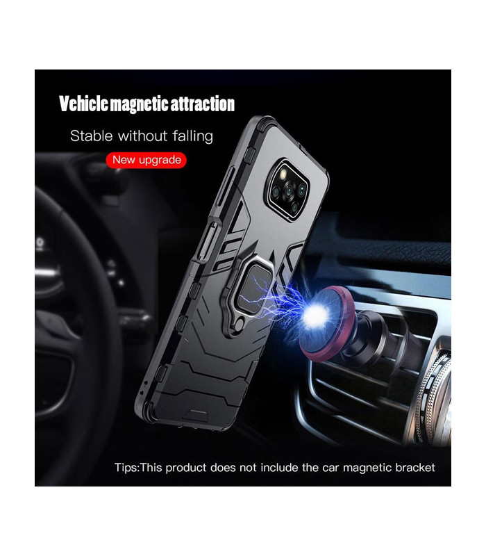 کاور محافظ کیشن مدل Keysion Shockproof Armor Ring Holder مناسب برای گوشی Xiaomi Poco X3 NFC/Poco X3 Pro
