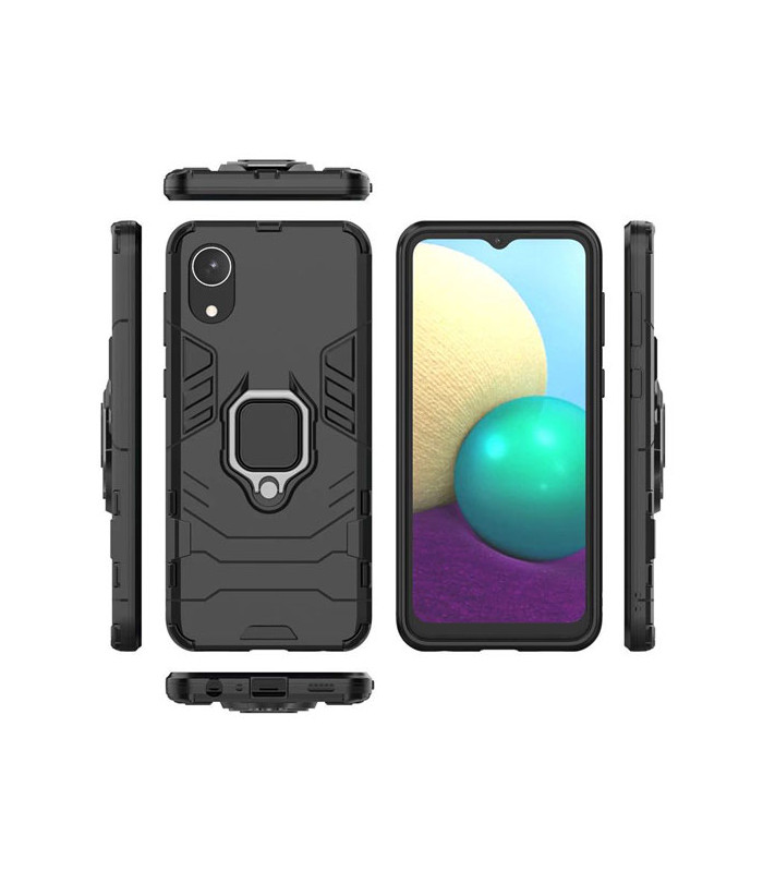 کاور محافظ کیشن مدل Keysion Shockproof Armor Ring Holder مناسب برای گوشی Samsung Galaxy A03 Core