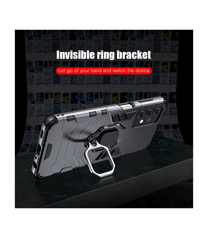 کاور محافظ کیشن مدل Keysion Shockproof Armor Ring Holder مناسب برای گوشی Samsung Galaxy A72