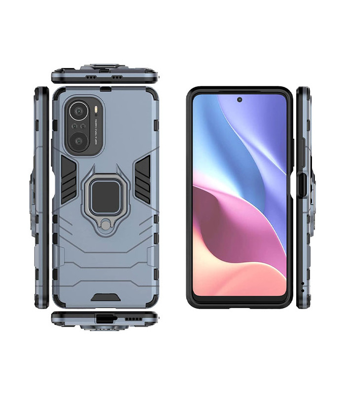 کاور محافظ کیشن مدل Keysion Shockproof Armor Ring Holder مناسب برای گوشی Xiaomi Mi 11i / Poco F3 / Redmi K40 /Pro/Pro Plus
