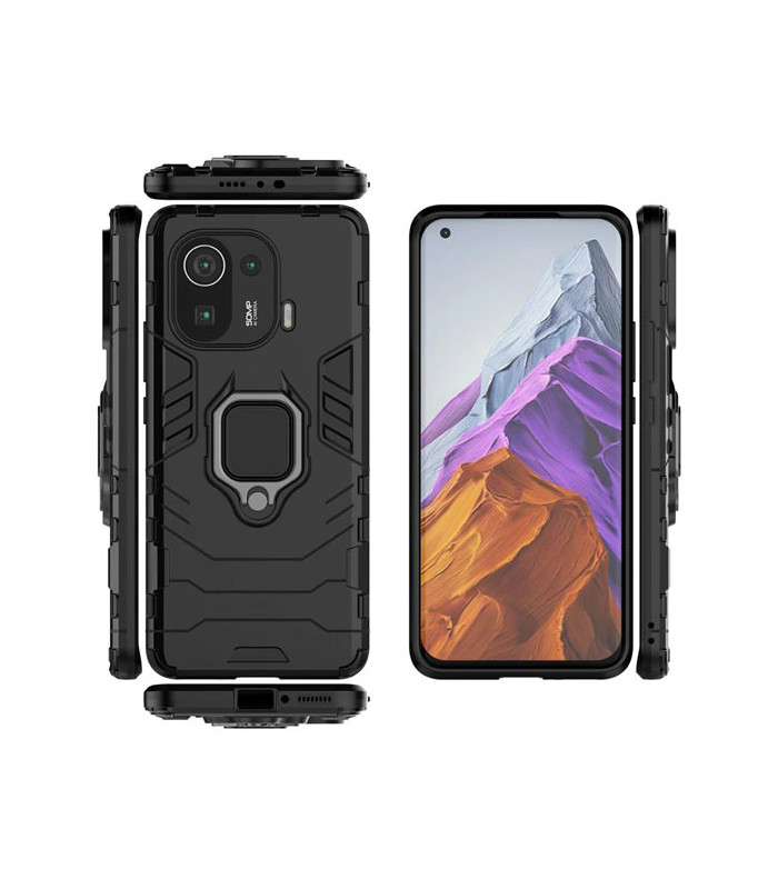 کاور محافظ کیشن مدل Keysion Shockproof Armor Ring Holder مناسب برای گوشی Xiaomi Mi 11 Pro