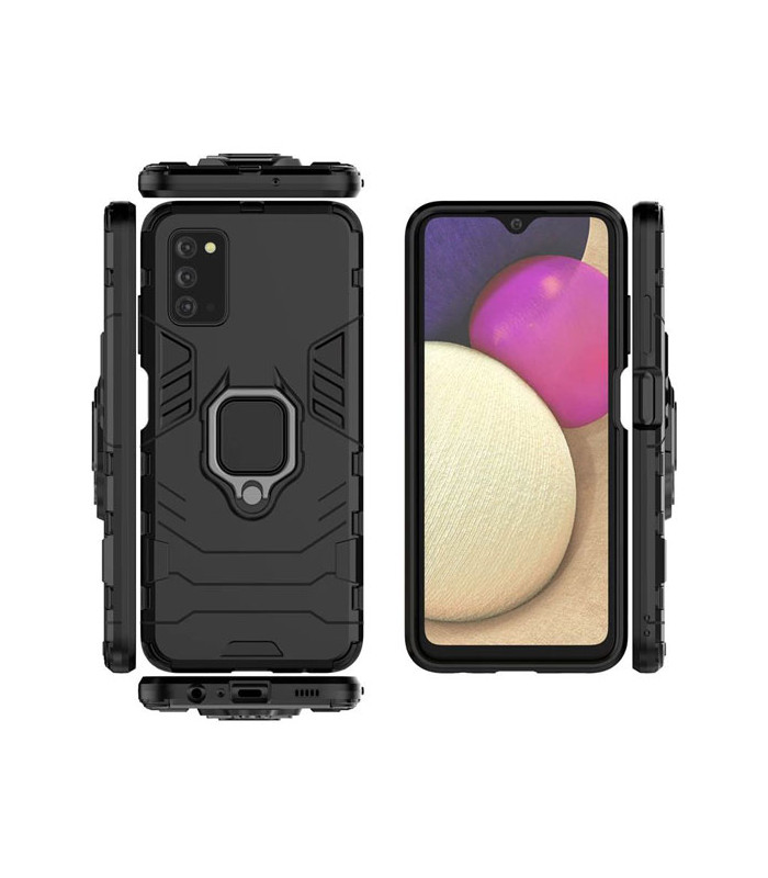 کاور محافظ کیشن مدل Keysion Shockproof Armor Ring Holder مناسب برای گوشی Samsung Galaxy A03s