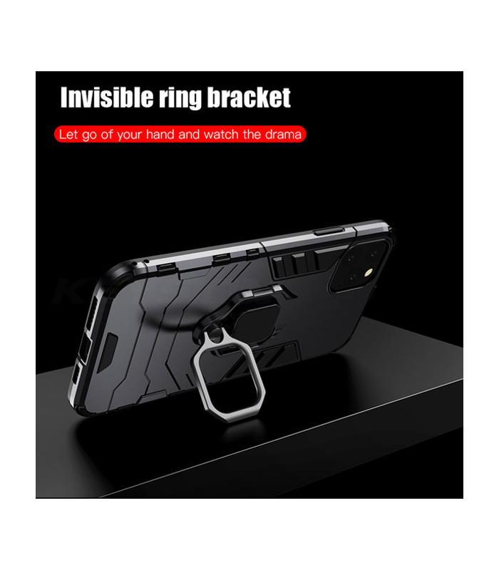 کاور محافظ کیشن مدل Keysion Shockproof Armor Ring Holder مناسب برای گوشی Apple iPhone 11 Pro