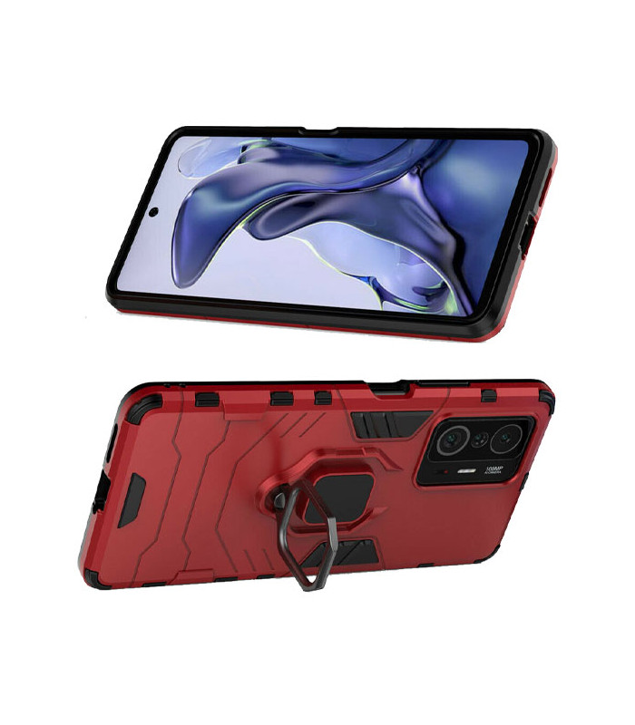کاور محافظ کیشن مدل Keysion Shockproof Armor Ring Holder مناسب برای گوشی Xiaomi 11T/11T Pro