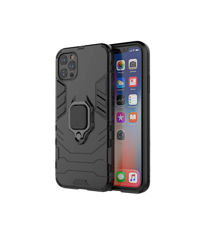 کاور محافظ کیشن مدل Keysion Shockproof Armor Ring Holder مناسب برای گوشی Apple iPhone 12/12 Pro