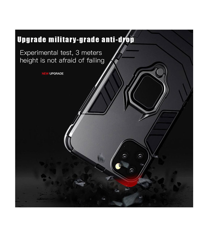 کاور محافظ کیشن مدل Keysion Shockproof Armor Ring Holder مناسب برای گوشی Apple iPhone 12/12 Pro