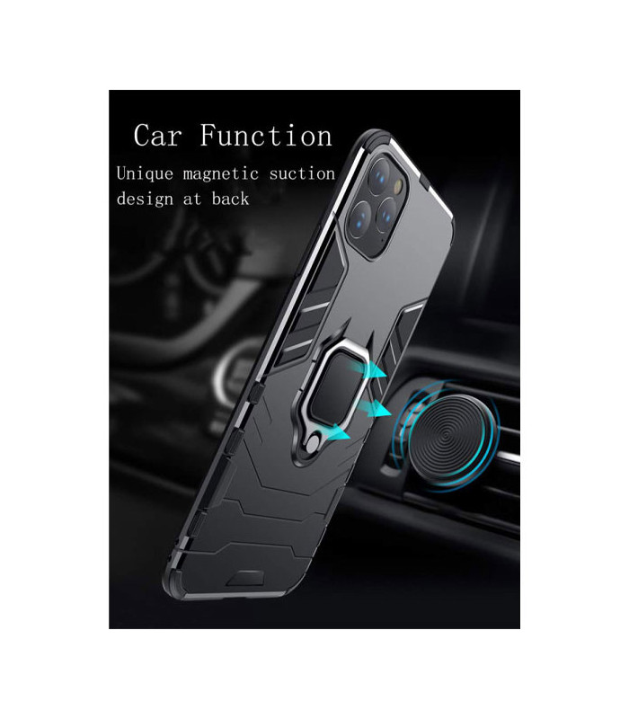 کاور محافظ کیشن مدل Keysion Shockproof Armor Ring Holder مناسب برای گوشی Apple iPhone 12/12 Pro