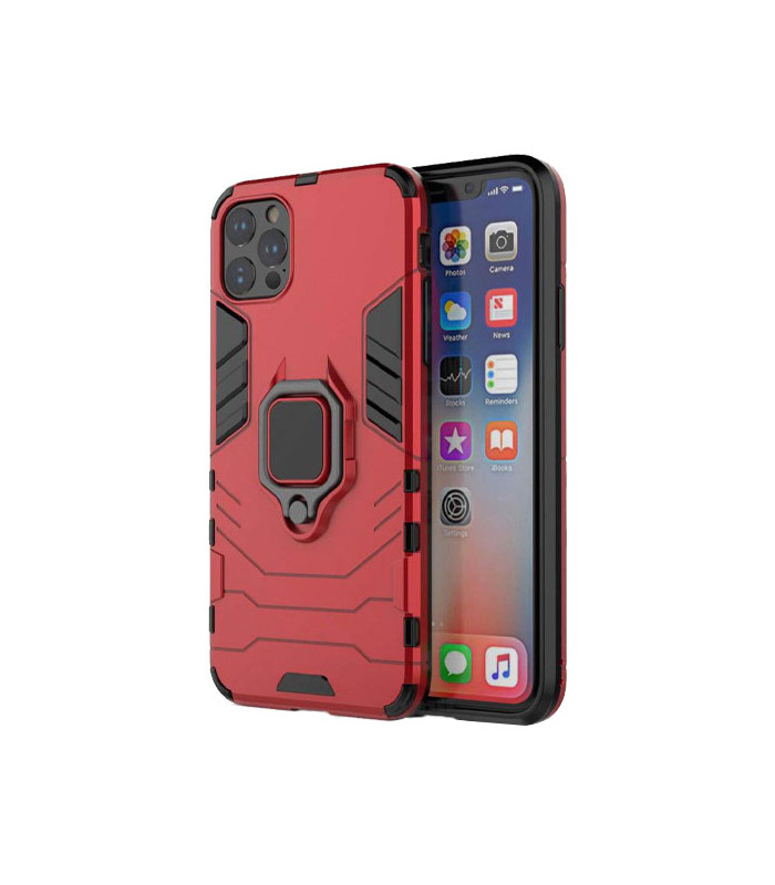 کاور محافظ کیشن مدل Keysion Shockproof Armor Ring Holder مناسب برای گوشی Apple iPhone 12 Pro Max