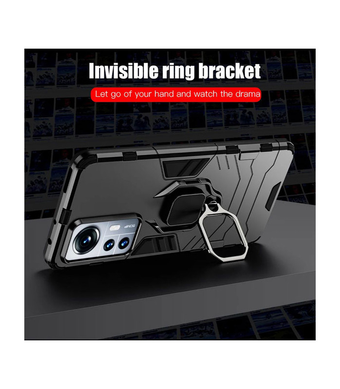 کاور محافظ کیشن مدل Keysion Shockproof Armor Ring Holder مناسب برای گوشی Xiaomi 12 Pro 5G
