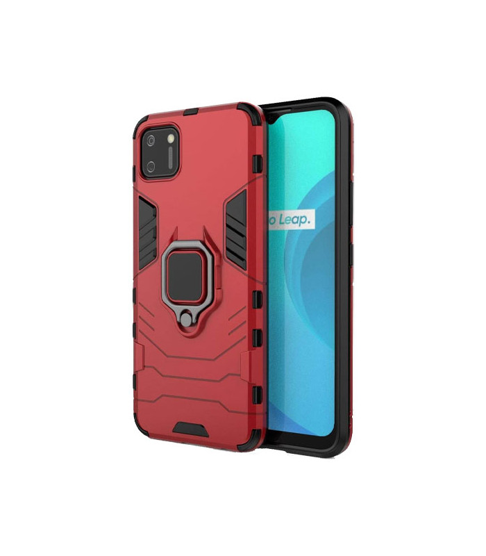 کاور محافظ کیشن مدل Keysion Shockproof Armor Ring Holder مناسب برای گوشی Realme C11 2021