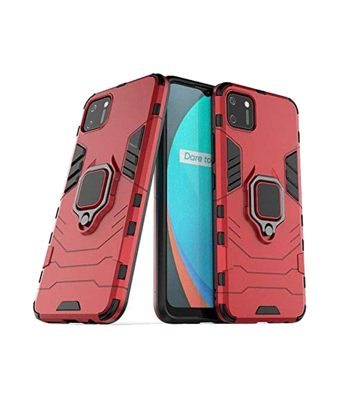 کاور محافظ کیشن مدل Keysion Shockproof Armor Ring Holder مناسب برای گوشی Realme C11 2021
