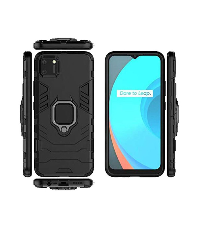 کاور محافظ کیشن مدل Keysion Shockproof Armor Ring Holder مناسب برای گوشی Realme C11 2021
