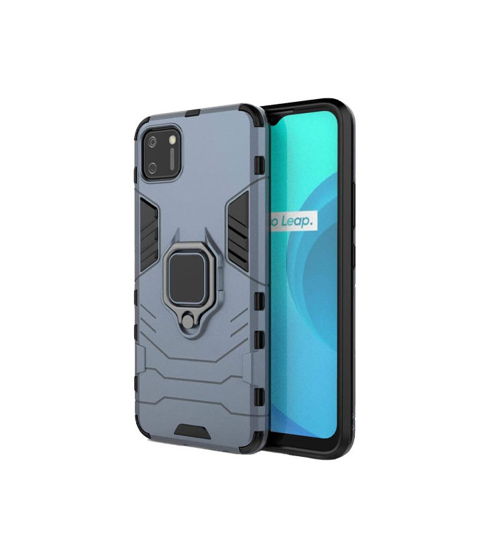 کاور محافظ کیشن مدل Keysion Shockproof Armor Ring Holder مناسب برای گوشی Realme C11 2021