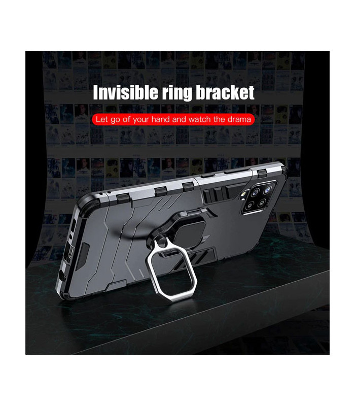 کاور محافظ کیشن مدل Keysion Shockproof Armor Ring Holder مناسب برای گوشی Samsung Galaxy A22 4G