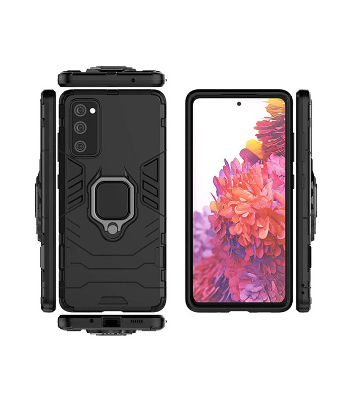 کاور محافظ کیشن مدل Keysion Shockproof Armor Ring Holder مناسب برای گوشی Samsung Galaxy S20 FE/S20 FE 5G