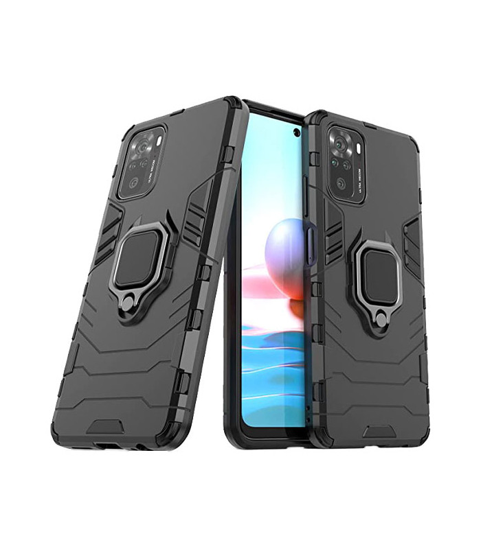 کاور محافظ کیشن مدل Keysion Shockproof Armor Ring Holder مناسب برای گوشی Xiaomi Redmi Note 10 4G/Note 10S