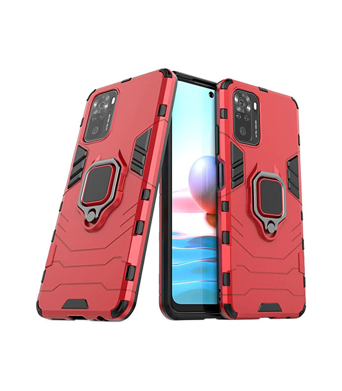 کاور محافظ کیشن مدل Keysion Shockproof Armor Ring Holder مناسب برای گوشی Xiaomi Redmi Note 10 4G/Note 10S