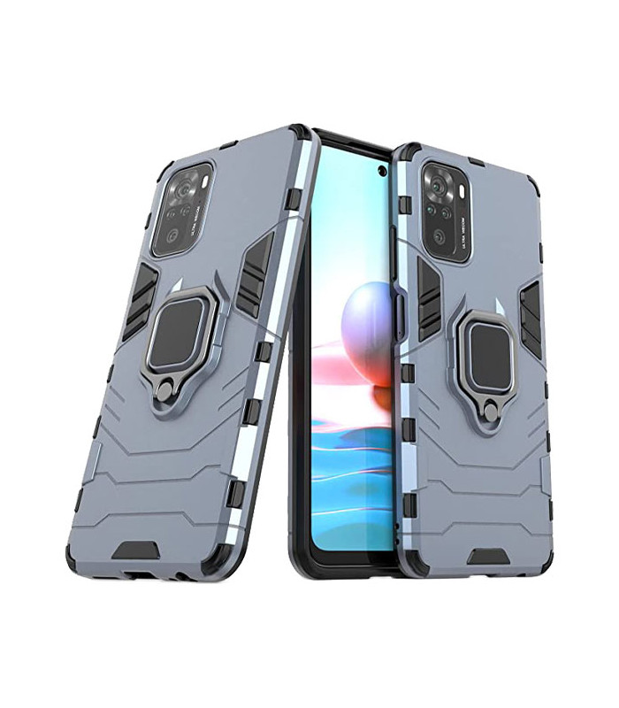 کاور محافظ کیشن مدل Keysion Shockproof Armor Ring Holder مناسب برای گوشی Xiaomi Redmi Note 10 4G/Note 10S