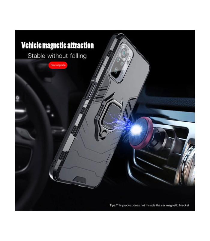 کاور محافظ کیشن مدل Keysion Shockproof Armor Ring Holder مناسب برای گوشی Xiaomi Redmi Note 10 4G/Note 10S
