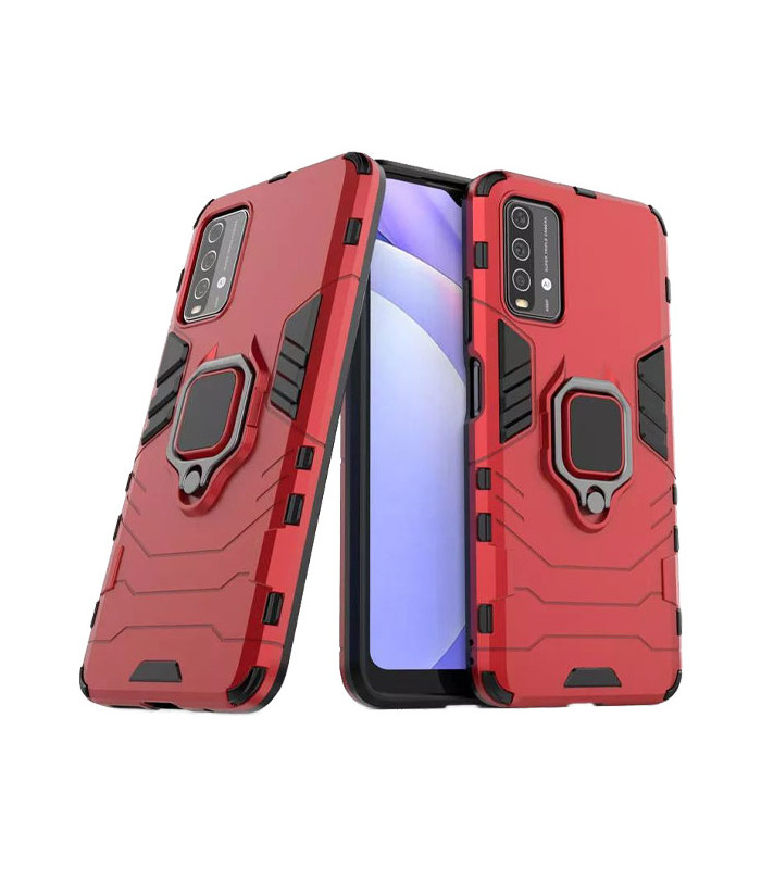 کاور محافظ کیشن مدل Keysion Shockproof Armor Ring Holder مناسب برای گوشی Xiaomi Redmi Note 9 4G/Redmi 9 Power/Redmi 9T