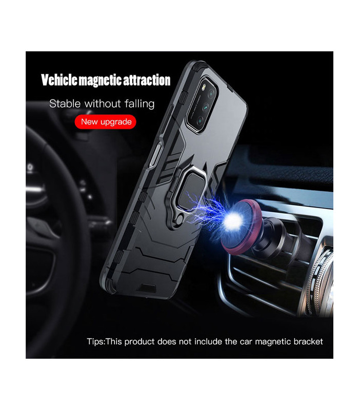 کاور محافظ کیشن مدل Keysion Shockproof Armor Ring Holder مناسب برای گوشی Xiaomi Redmi Note 9 4G/Redmi 9 Power/Redmi 9T