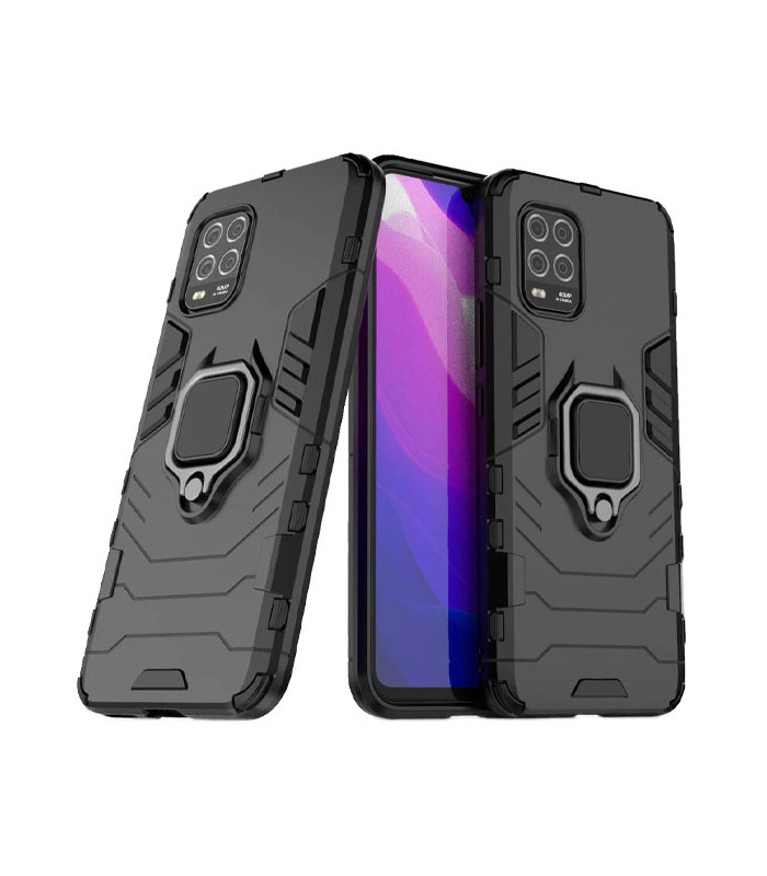 کاور محافظ کیشن مدل Keysion Shockproof Armor Ring Holder مناسب برای گوشی Xiaomi Mi 10 Lite/Mi 10 Youth