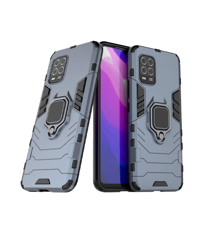 کاور محافظ کیشن مدل Keysion Shockproof Armor Ring Holder مناسب برای گوشی Xiaomi Mi 10 Lite/Mi 10 Youth