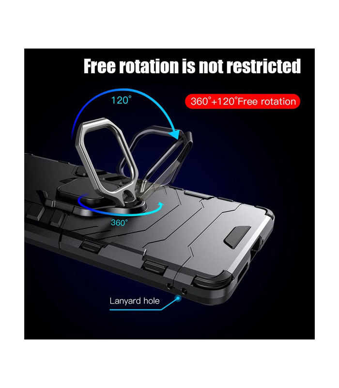 کاور محافظ کیشن مدل Keysion Shockproof Armor Ring Holder مناسب برای گوشی Samsung Galaxy S21 FE 5G