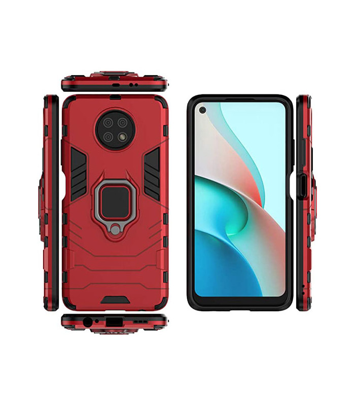 کاور محافظ کیشن مدل Keysion Shockproof Armor Ring Holder مناسب برای گوشی Xiaomi Redmi Note 9 5G/Note 9T