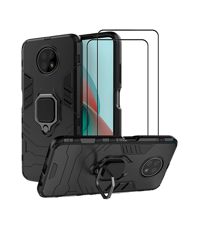 کاور محافظ کیشن مدل Keysion Shockproof Armor Ring Holder مناسب برای گوشی Xiaomi Redmi Note 9 5G/Note 9T