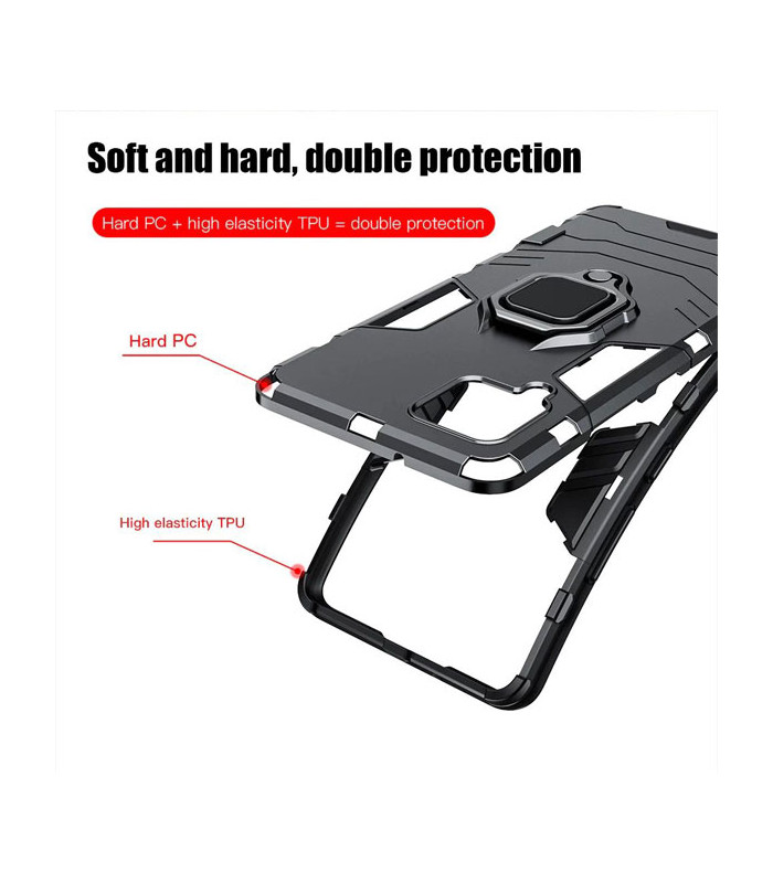کاور محافظ کیشن مدل Keysion Shockproof Armor Ring Holder مناسب برای گوشی Samsung Galaxy A42 5G