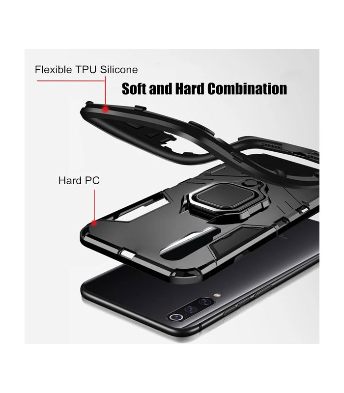 کاور محافظ کیشن مدل Keysion Shockproof Armor Ring Holder مناسب برای گوشی Samsung Galaxy A50/A50s/A30s