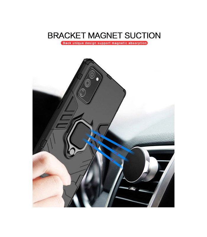 کاور محافظ کیشن مدل Keysion Shockproof Armor Ring Holder مناسب برای گوشی Samsung Galaxy Note 20 Ultra