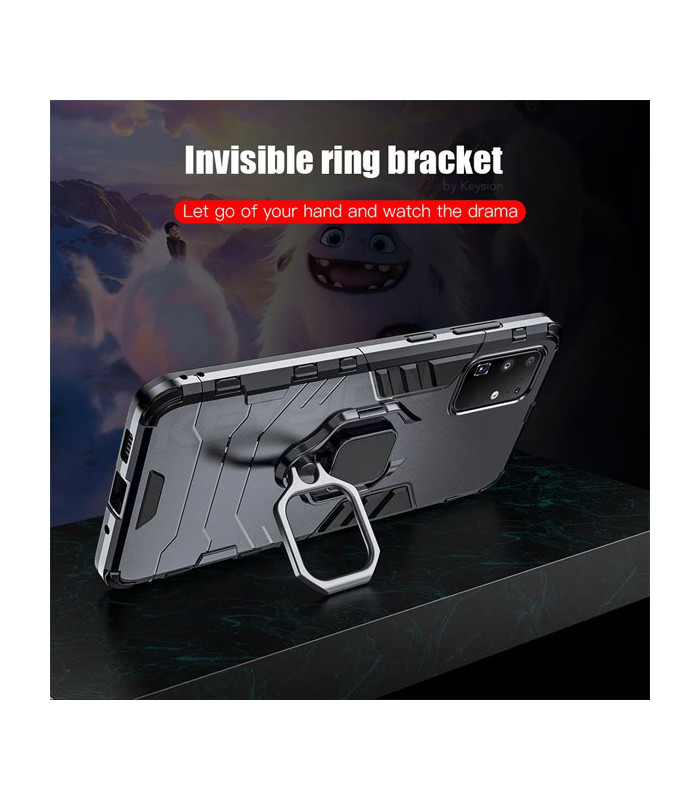 کاور محافظ کیشن مدل Keysion Shockproof Armor Ring Holder مناسب برای گوشی Samsung Galaxy S20 Ultra