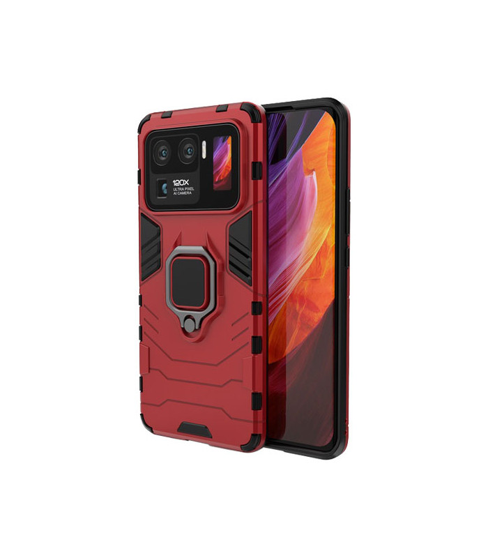کاور محافظ کیشن مدل Keysion Shockproof Armor Ring Holder مناسب برای گوشی Xiaomi Mi 11 Ultra