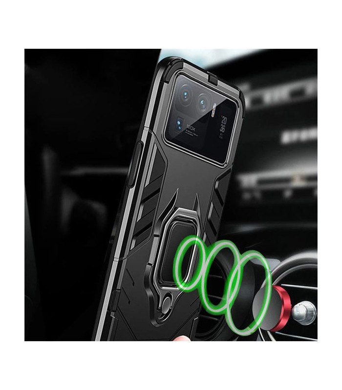کاور محافظ کیشن مدل Keysion Shockproof Armor Ring Holder مناسب برای گوشی Xiaomi Mi 11 Ultra