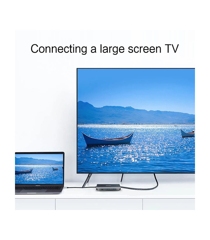 هاب 7 پورت لنوو مدل LX0807G New Multifunctional Type C