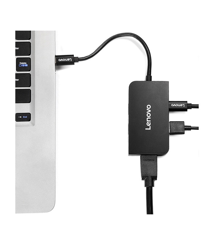 هاب 7 پورت لنوو مدل S705 5 in 1 Multifunctional Type C