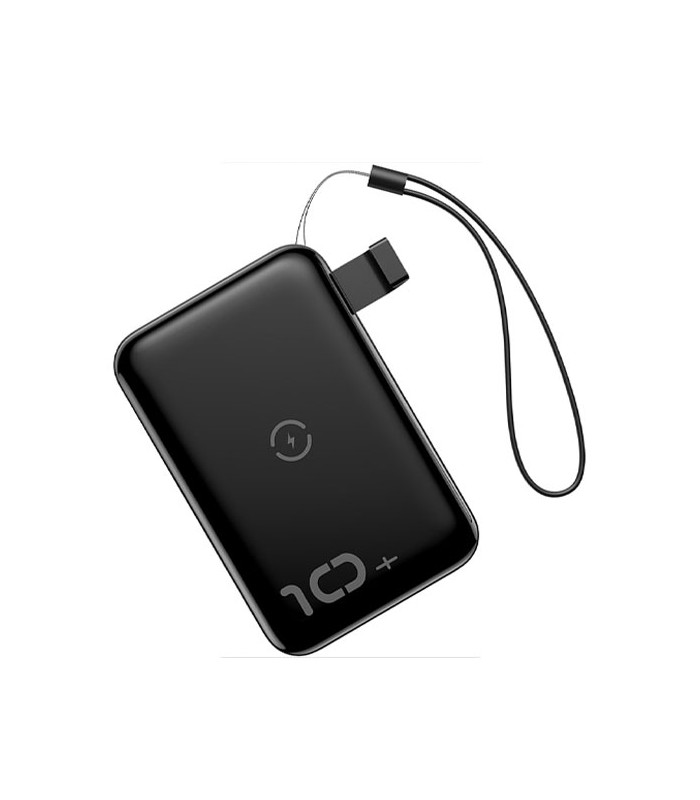 پاوربانک و شارژر بی سیم باسئوس مدل Mini S Bracket با ظرفيت 10000 ميلی آمپر ساعت