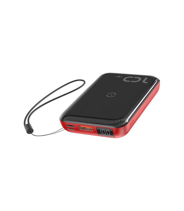 پاوربانک و شارژر بی سیم باسئوس مدل Mini S Bracket با ظرفيت 10000 ميلی آمپر ساعت