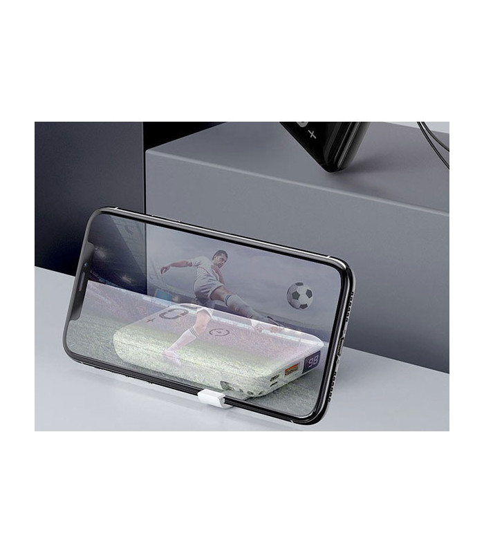 پاوربانک و شارژر بی سیم باسئوس مدل Mini S Bracket با ظرفيت 10000 ميلی آمپر ساعت